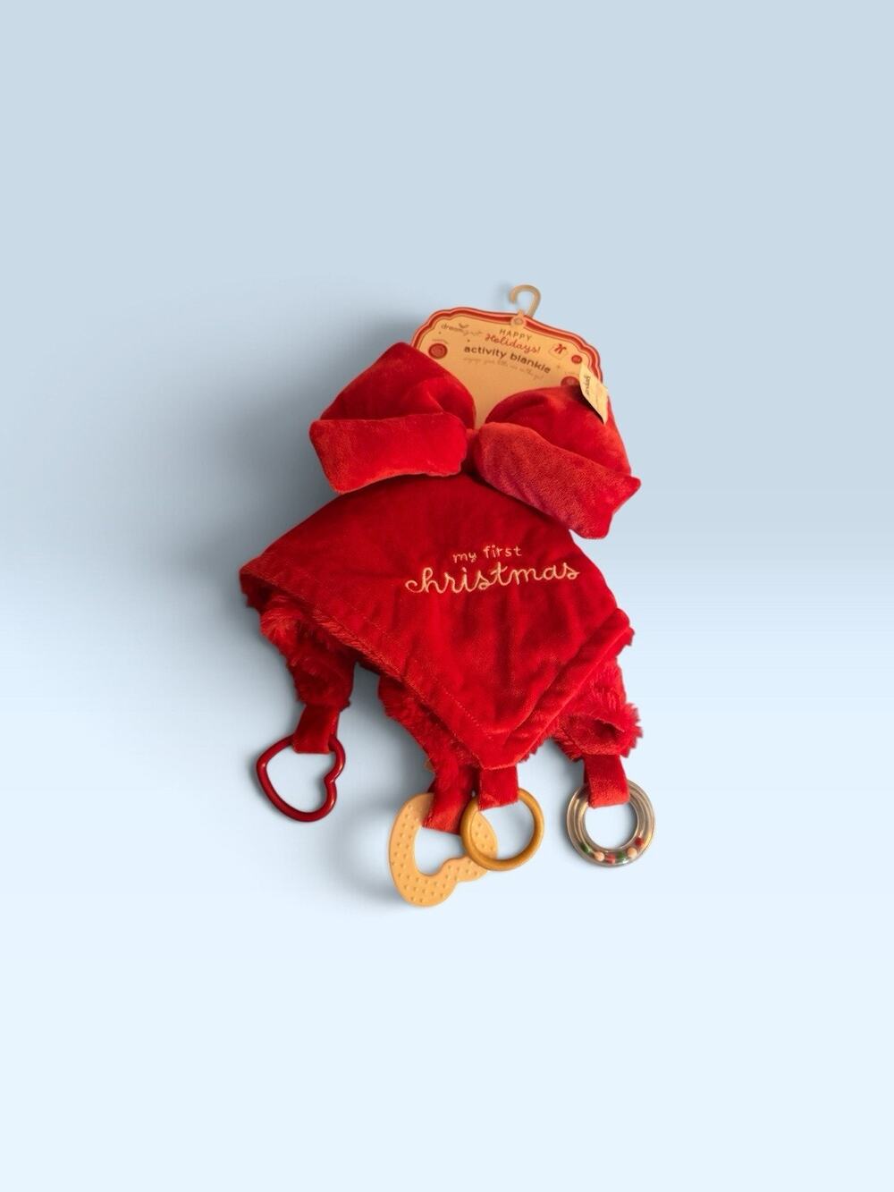 Dreamgro Christmas Baby “My First Christmas” Activity Blankie NEW